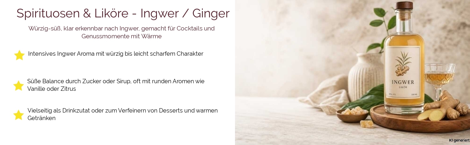 Spirituosen & Liköre / Liköre / Ingwer / Ginger