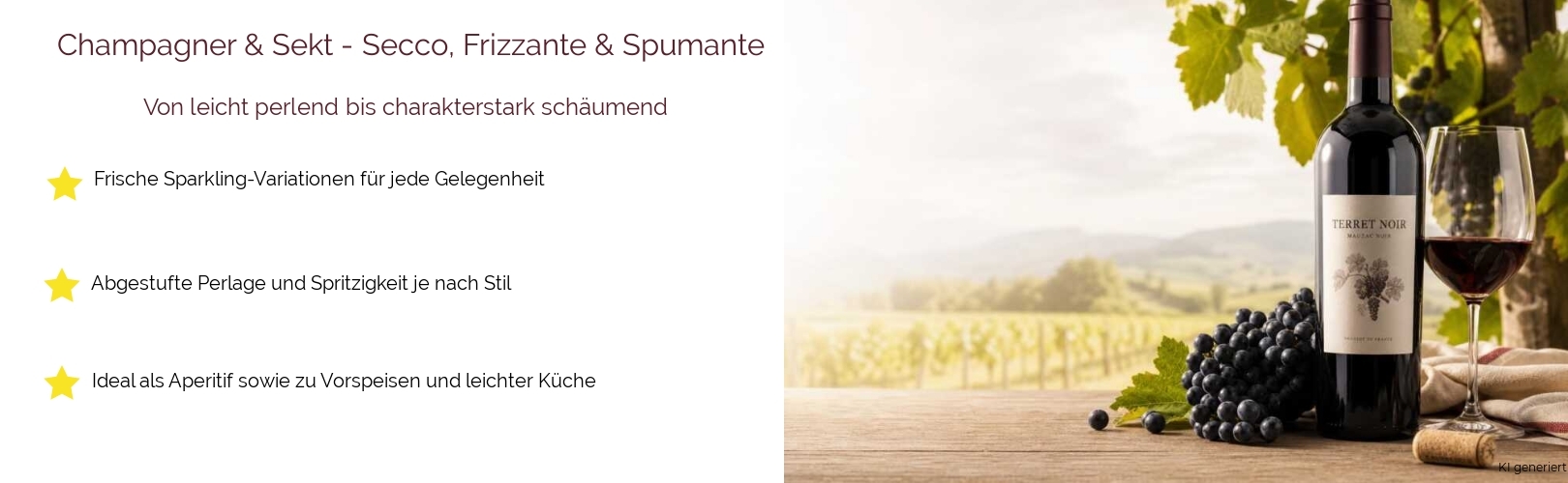 Champagner & Sekt / Secco, Frizzante & Spumante