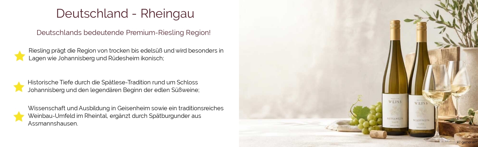Wein & Spirituosen - aus Deutschland
			in der Region
			Rheingau