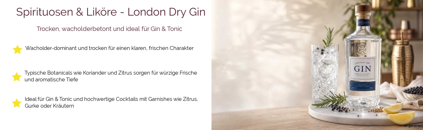 Spirituosen & Liköre / Gin / Genever / London Dry Gin