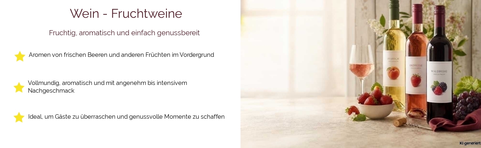 Wein / Fruchtweine