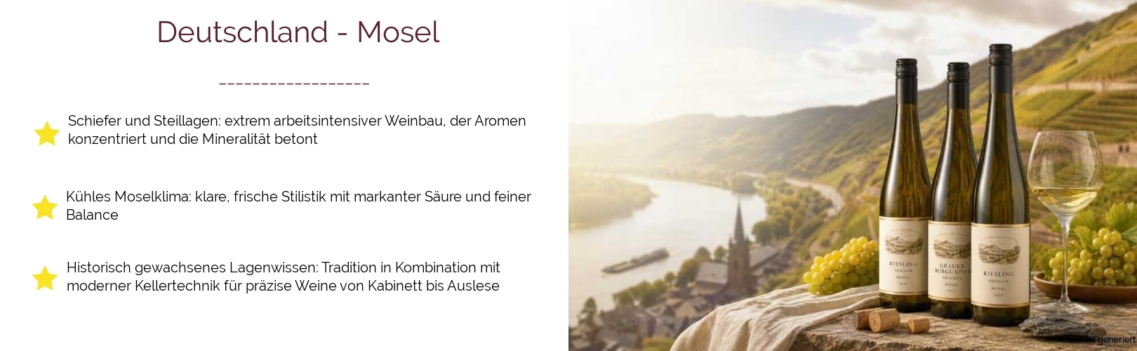 Wein & Spirituosen - aus Deutschland
			in der Region
			Mosel