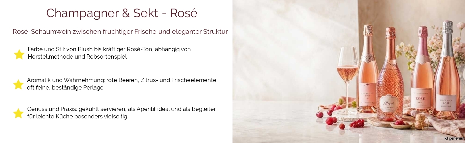 Champagner & Sekt / Secco, Frizzante & Spumante / Rosé