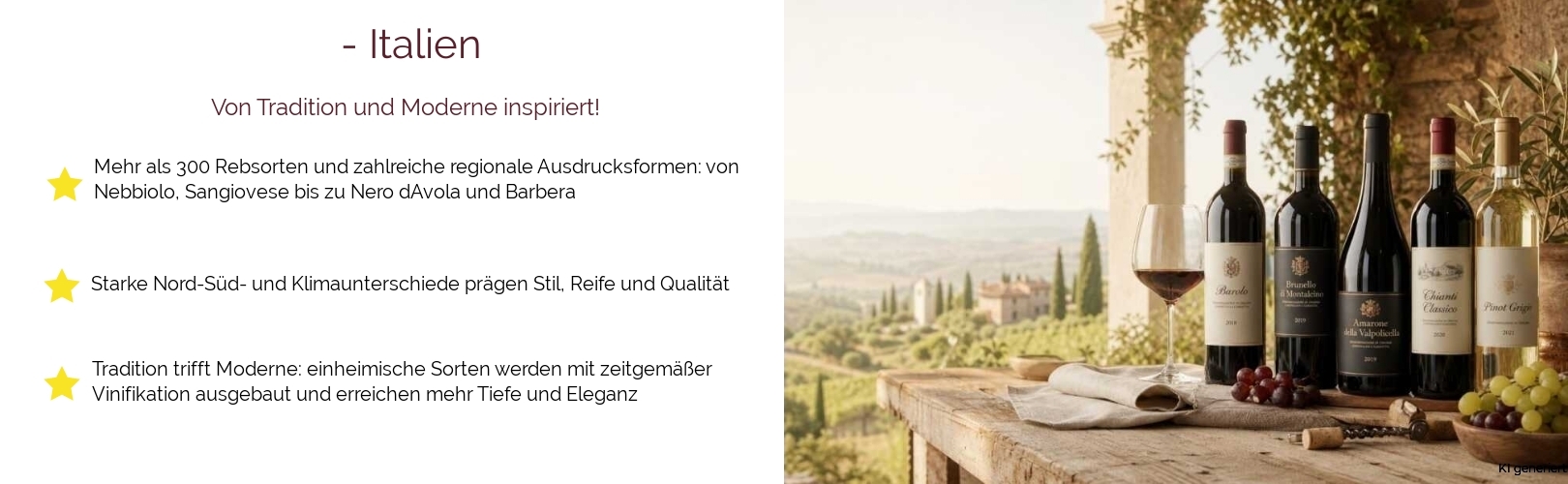 Wein & Spirituosen - aus Italien