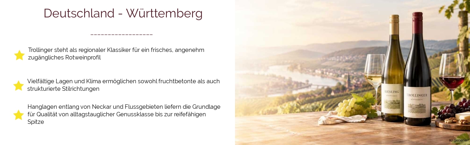 Wein & Spirituosen - aus Deutschland
			in der Region
			Württemberg
