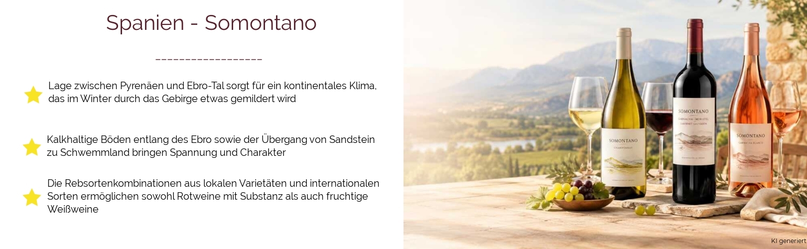 Wein & Spirituosen - aus Spanien
			in der Region
			Somontano