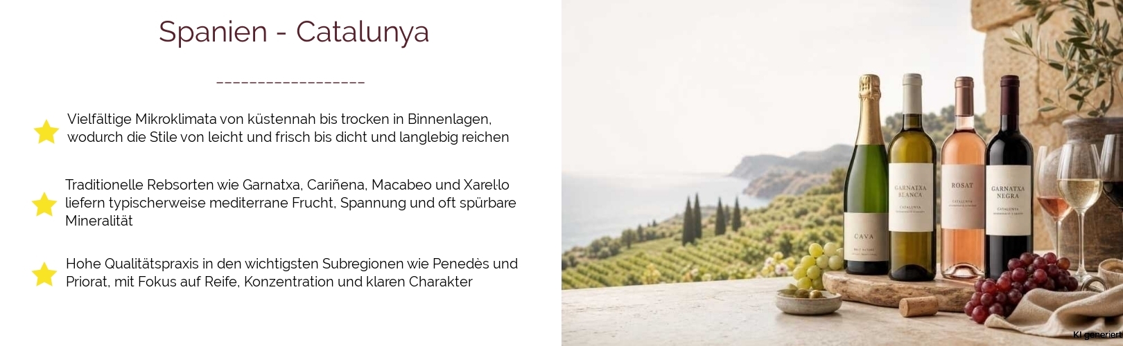 Wein & Spirituosen - aus Spanien
			in der Region
			Catalunya