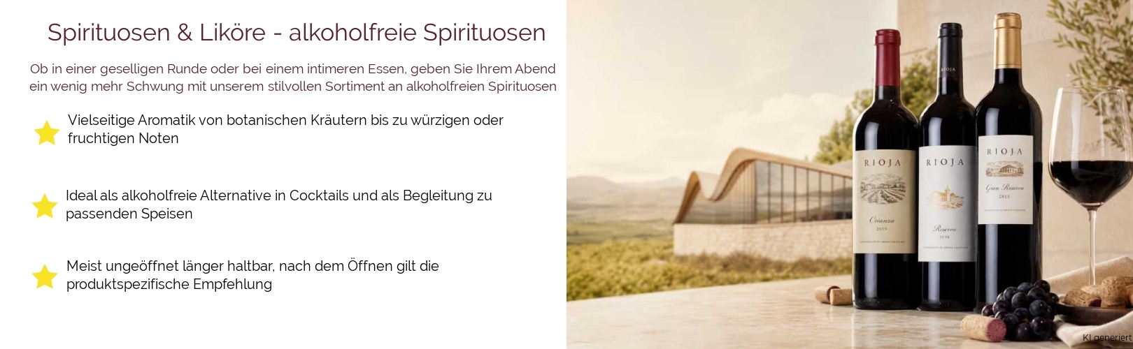 Spirituosen & Liköre / alkoholfreie Spirituosen