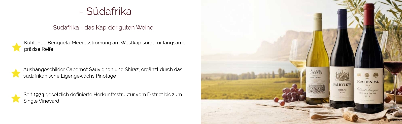 Wein & Spirituosen - aus Südafrika