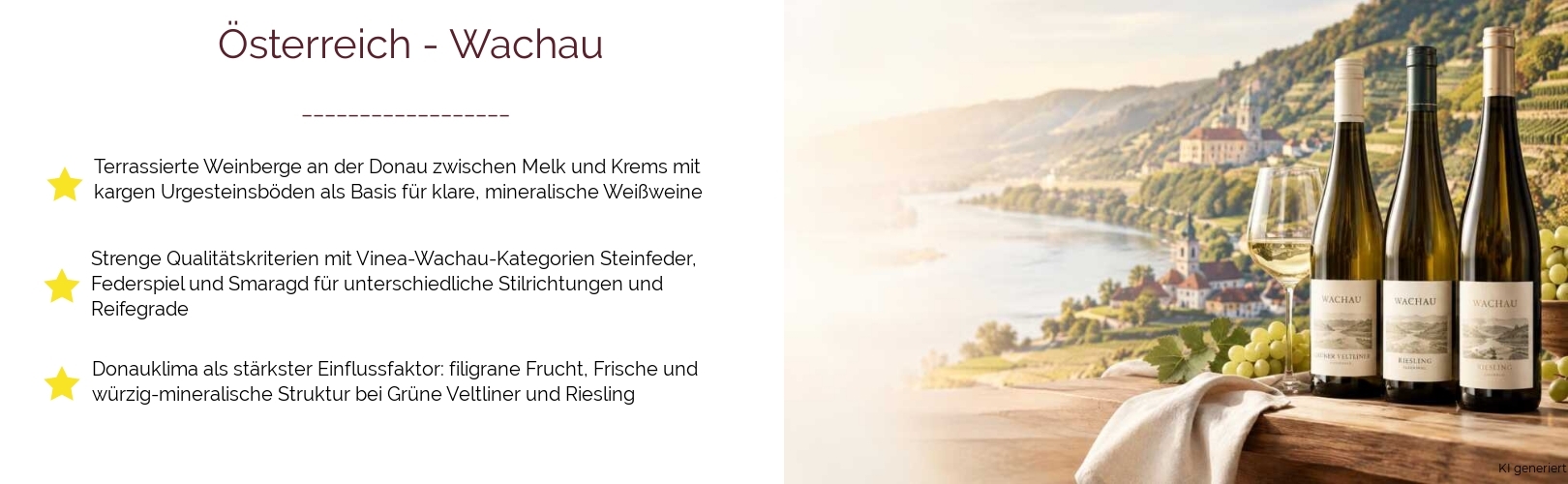 Wein & Spirituosen - aus Österreich
			in der Region
			Wachau