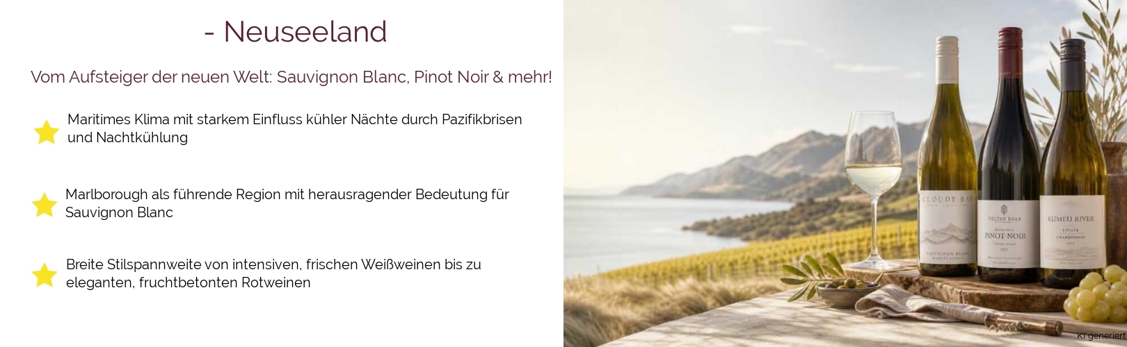 Wein & Spirituosen - aus Neuseeland