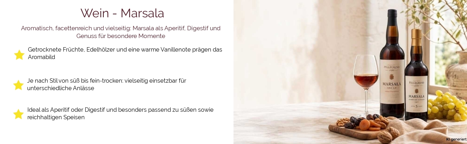 Wein / Süßwein / Dessertwein / Marsala