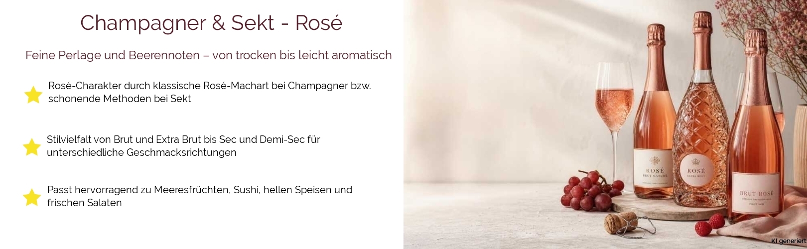 Champagner & Sekt / Prosecco / Rosé