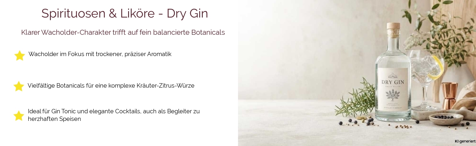 Spirituosen & Liköre / Gin / Genever / Dry Gin