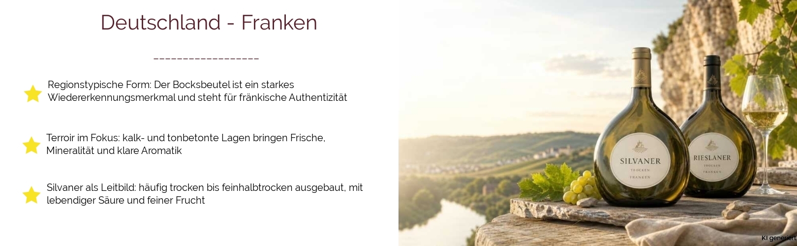 Wein & Spirituosen - aus Deutschland
			in der Region
			Franken