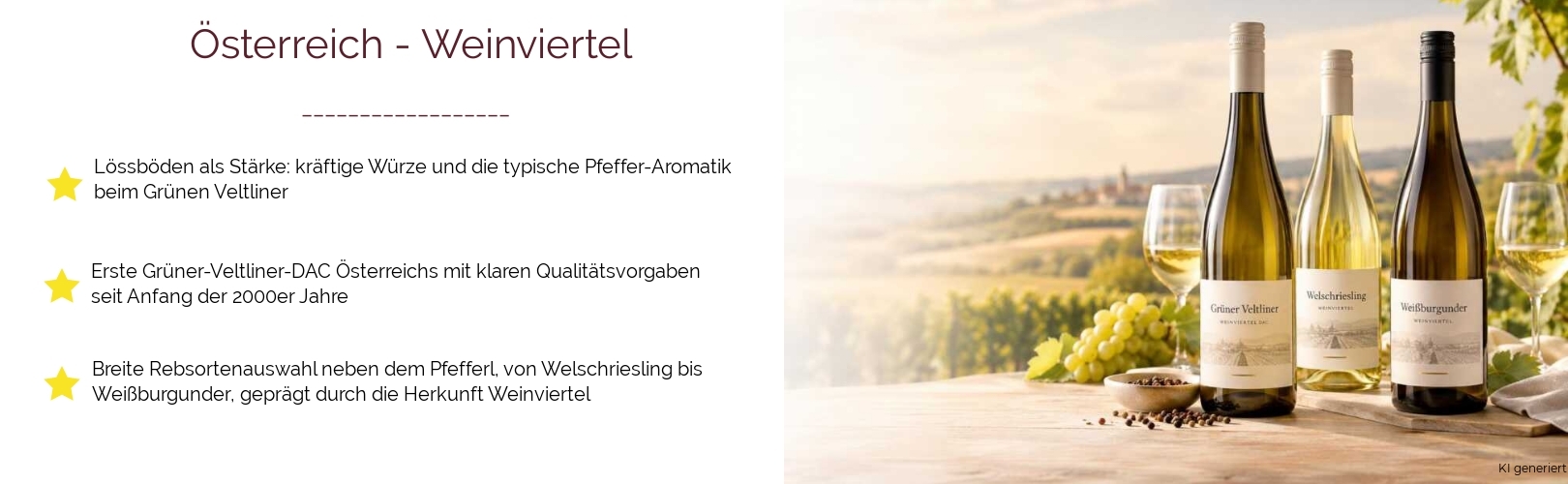 Wein & Spirituosen - aus Österreich
			in der Region
			Weinviertel