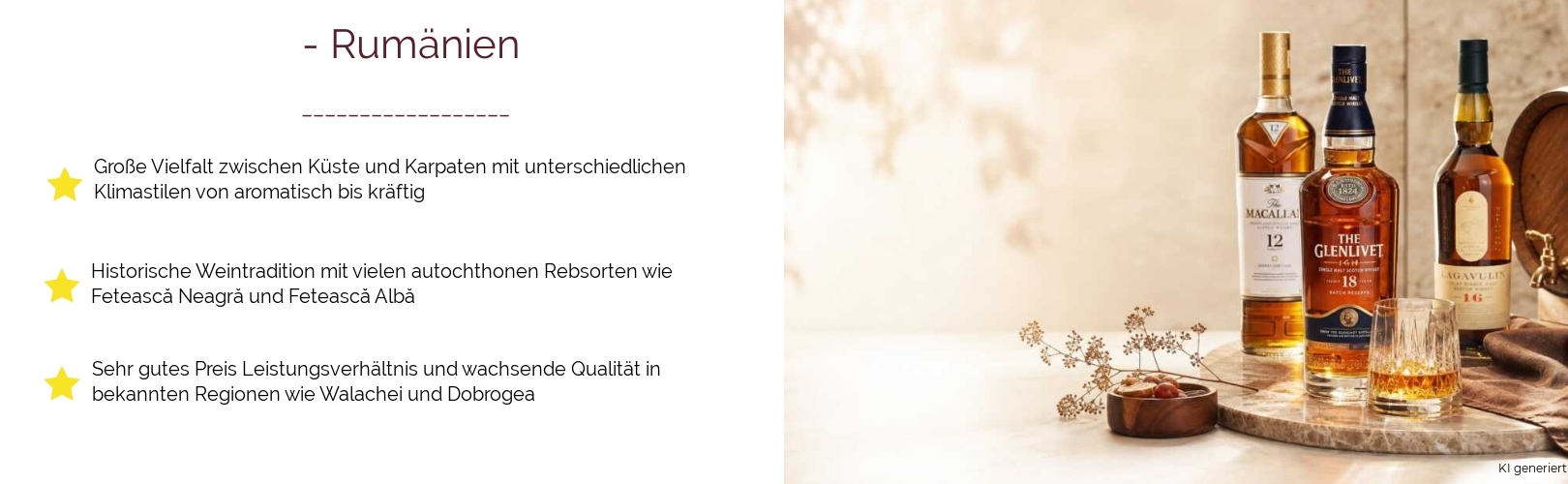 Wein & Spirituosen - aus Rumänien