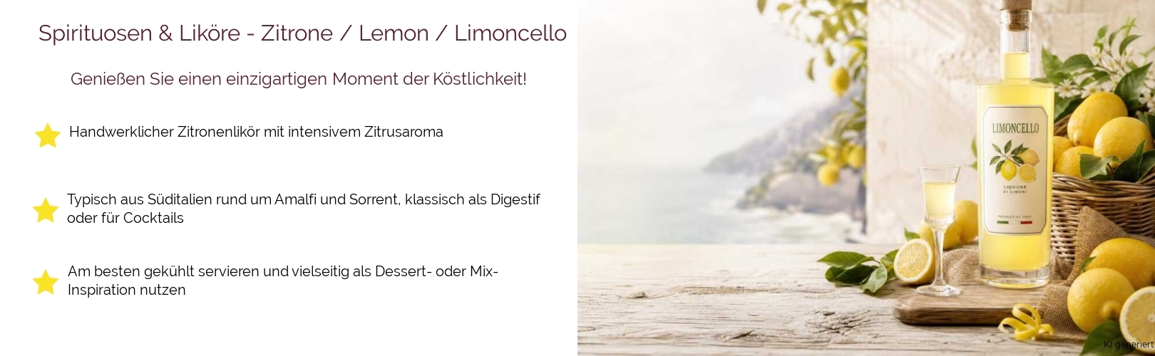 Spirituosen & Liköre / Liköre / Zitrone / Lemon / Limoncello