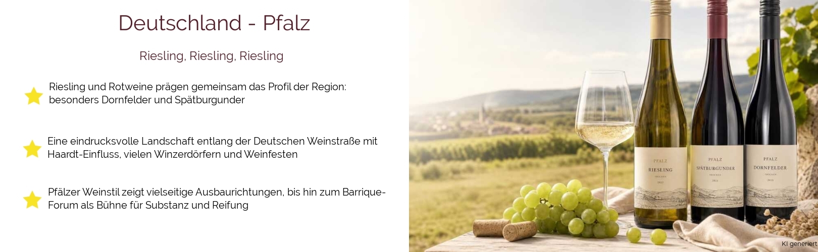 Wein & Spirituosen - aus Deutschland
			in der Region
			Pfalz