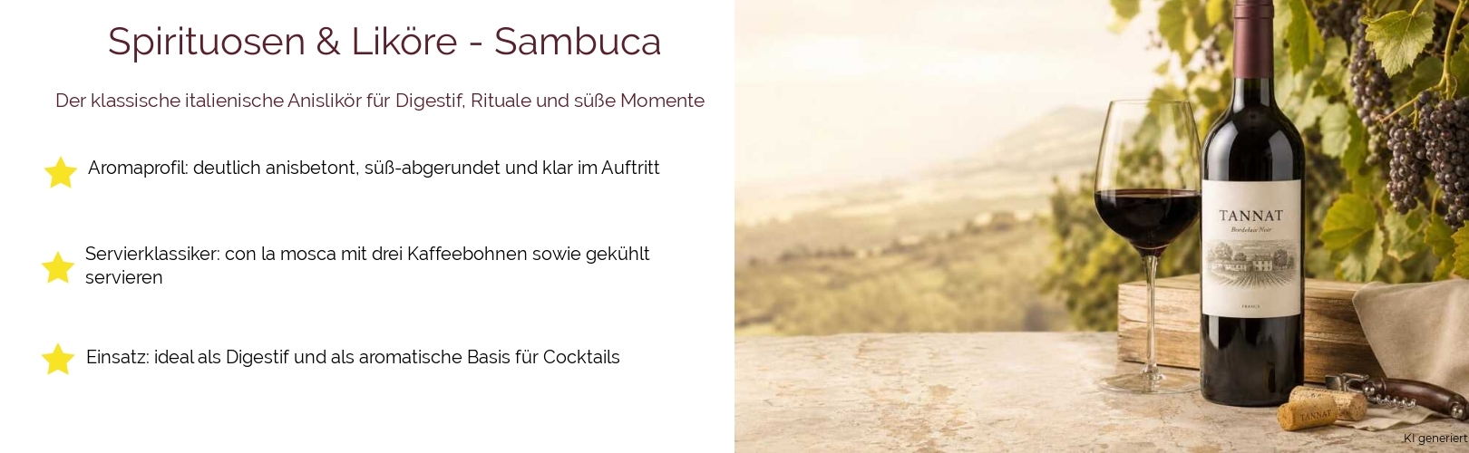 Spirituosen & Liköre / Liköre / Sambuca