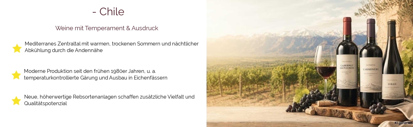 Wein & Spirituosen - aus Chile
