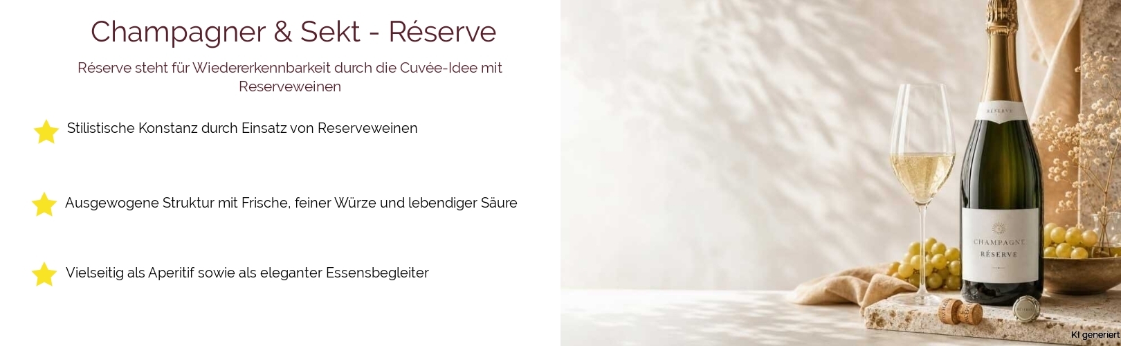 Champagner & Sekt / Champagner / Réserve