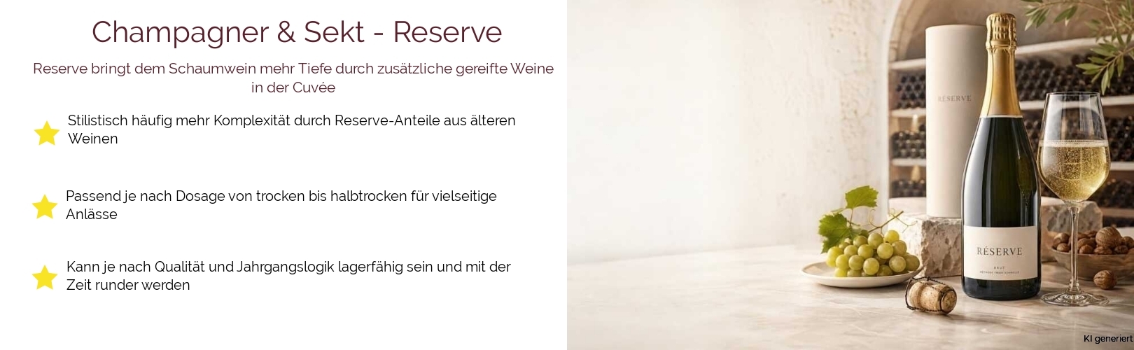 Champagner & Sekt / Crémant / Reserve