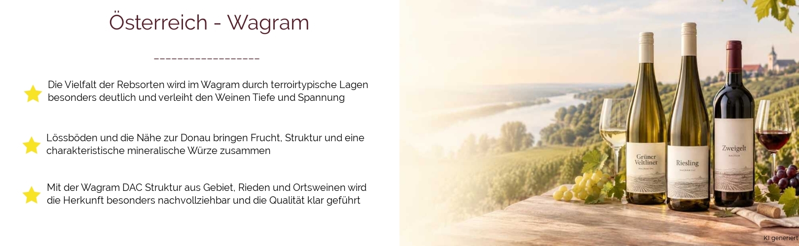 Wein & Spirituosen - aus Österreich
			in der Region
			Wagram