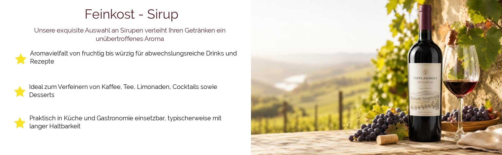 Feinkost / Sirup