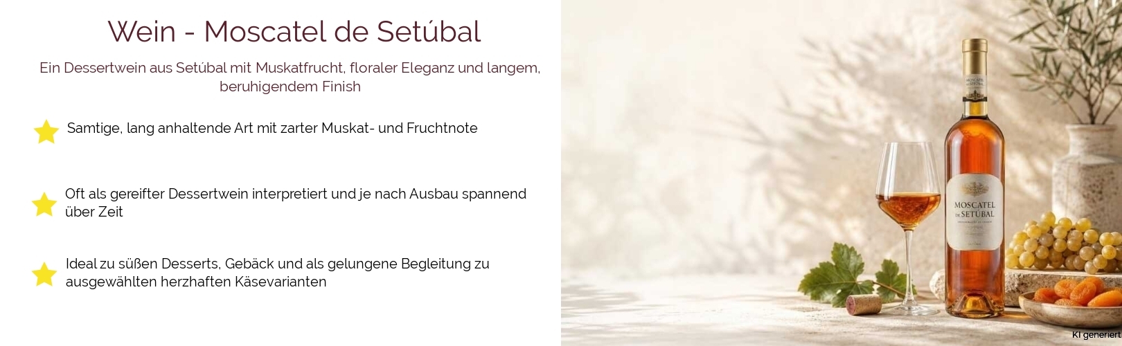 Wein / Süßwein / Dessertwein / Moscatel de Setúbal