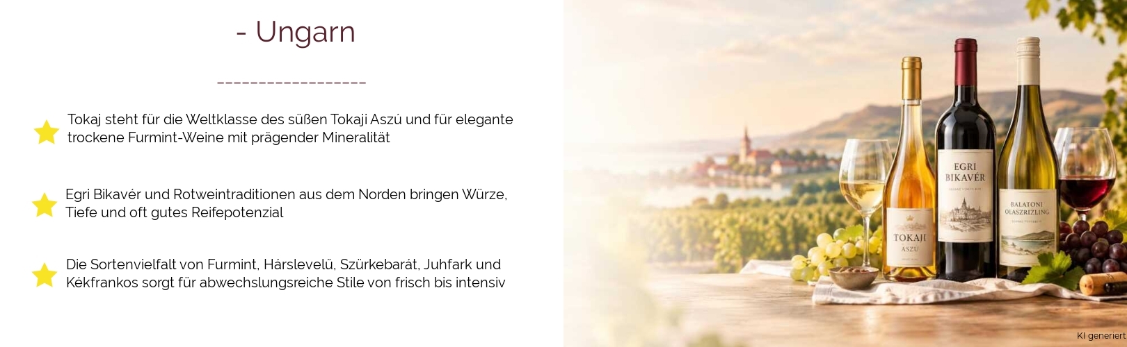 Wein & Spirituosen - aus Ungarn