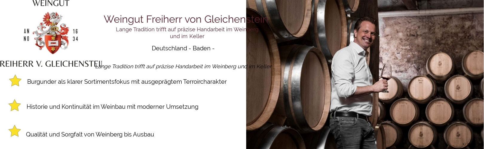 Weingut Weingut Freiherr von Gleichenstein