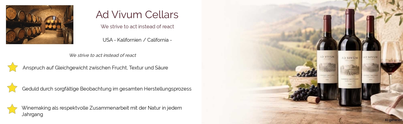 Weingut Ad Vivum Cellars