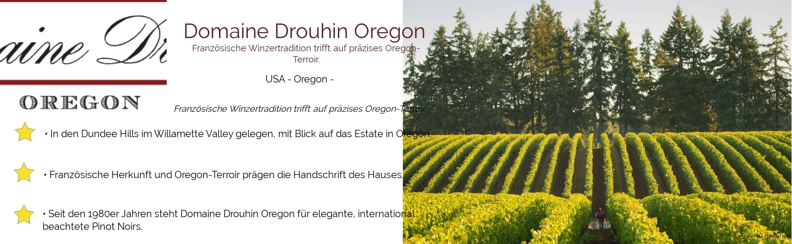 Weingut Domaine Drouhin Oregon