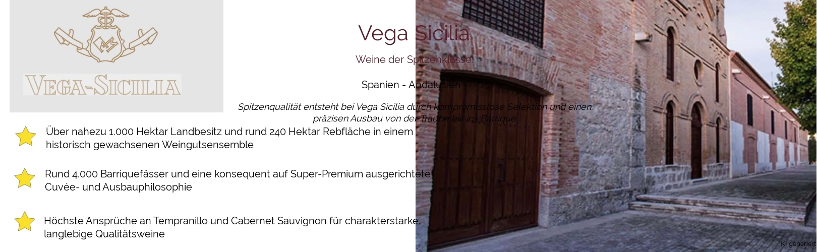 Weingut Vega Sicilia