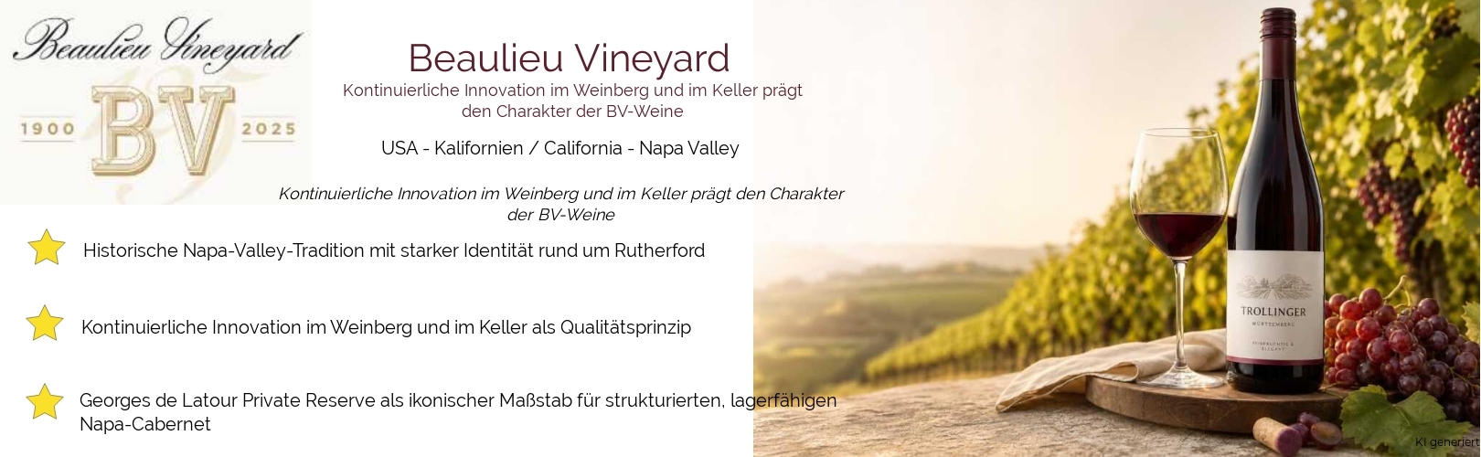 Weingut Beaulieu Vineyard