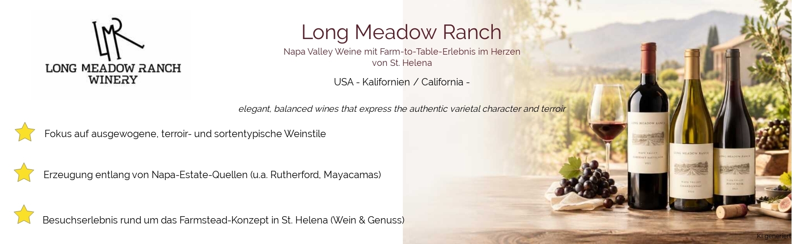 Weingut Long Meadow Ranch