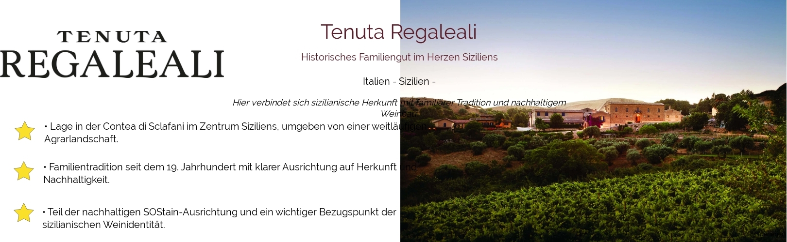 Weingut Tenuta Regaleali