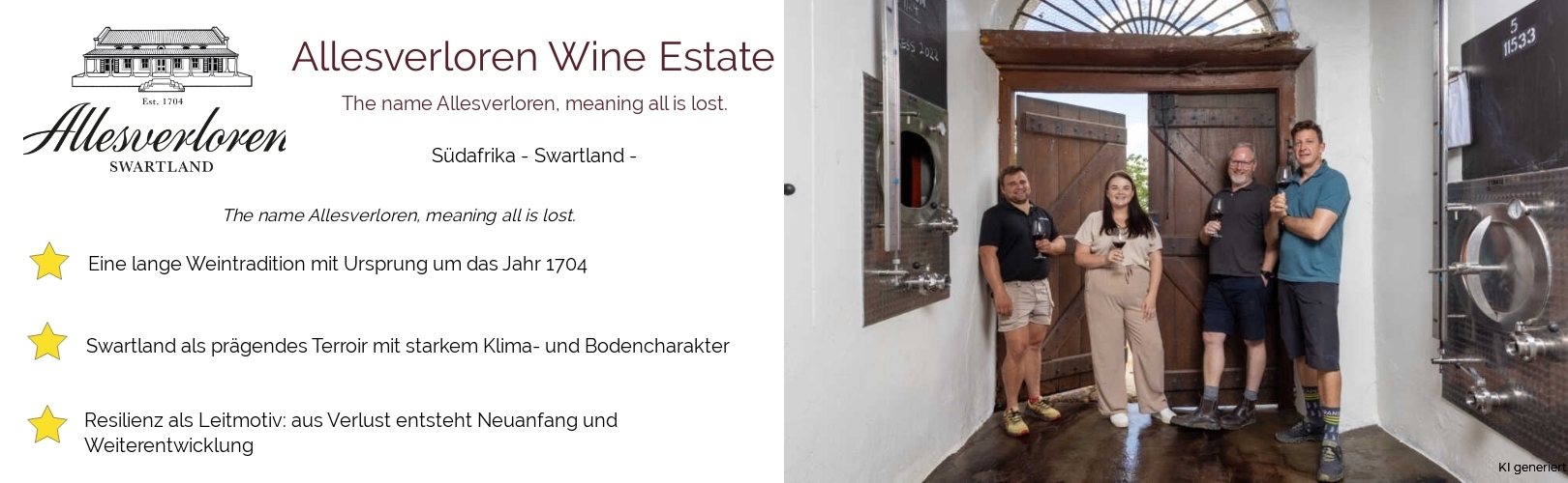 Weingut Allesverloren Wine Estate