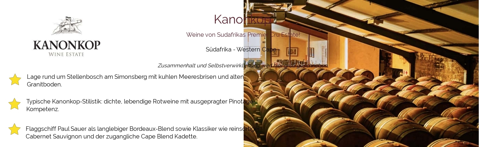 Weingut Kanonkop