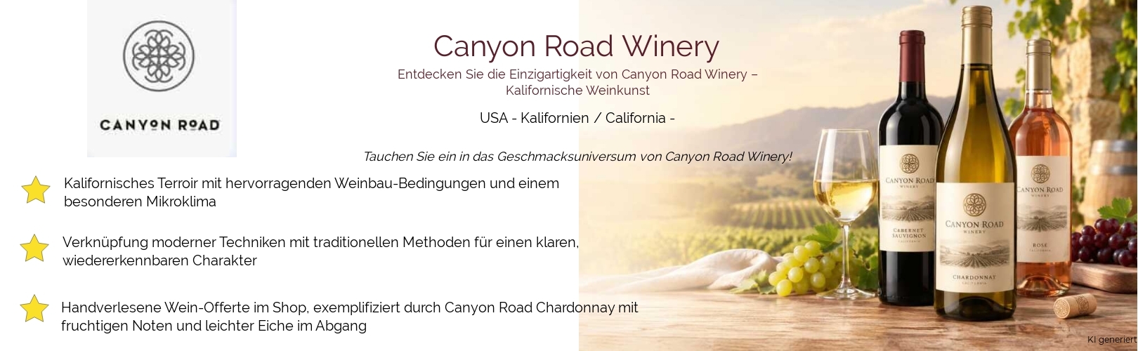 Weingut Canyon Road Winery