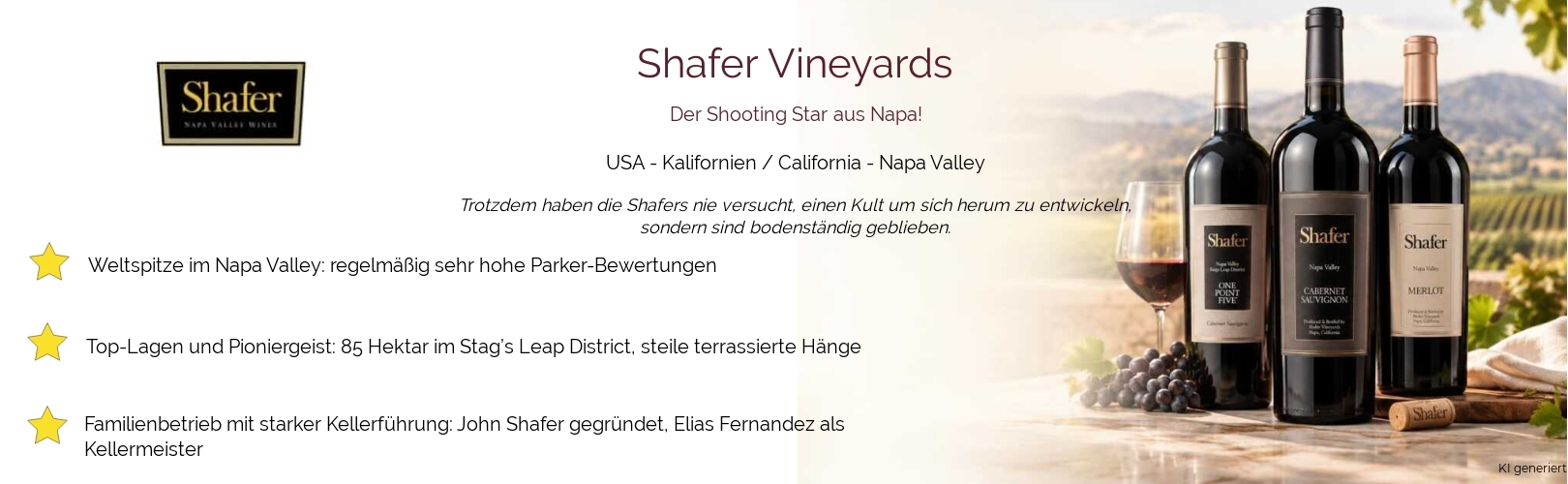 Weingut Shafer Vineyards