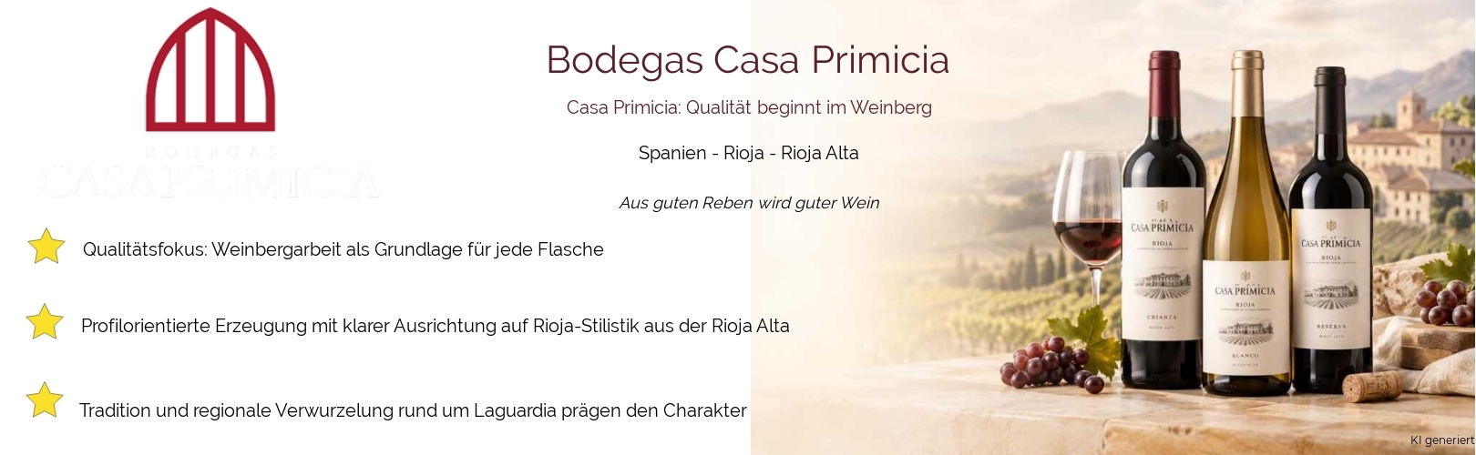 Weingut Bodegas Casa Primicia