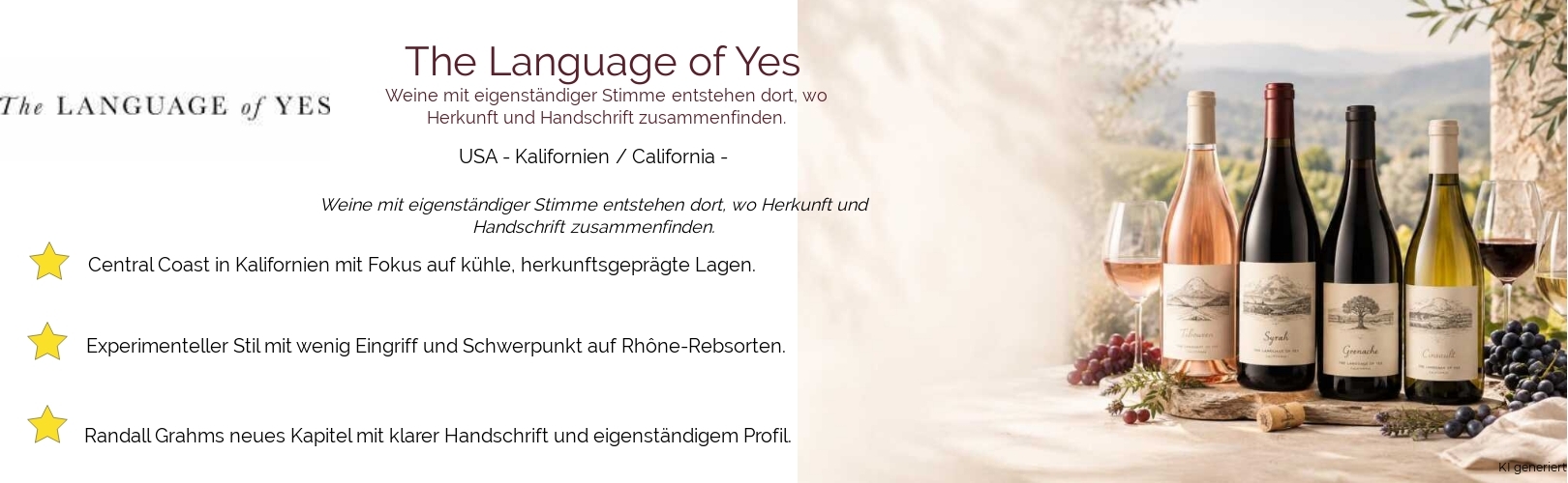 Weingut The Language of Yes