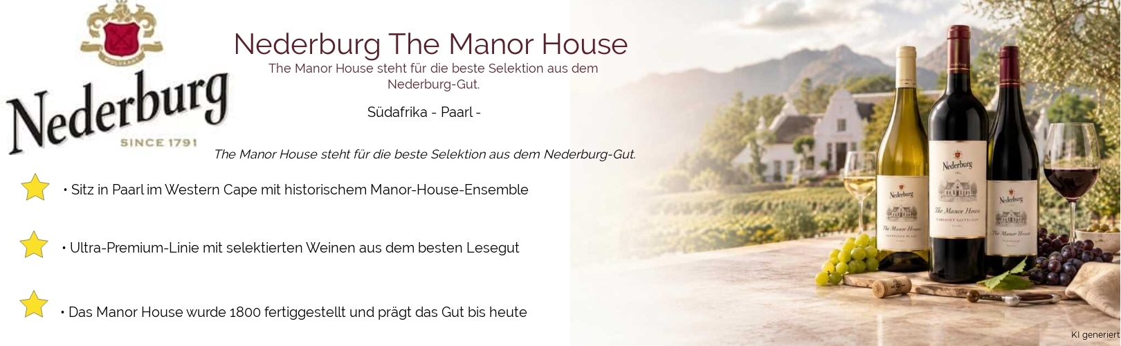 Weingut Nederburg The Manor House