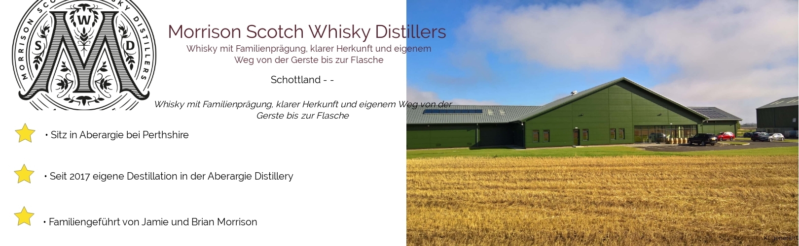 Weingut Morrison Scotch Whisky Distillers