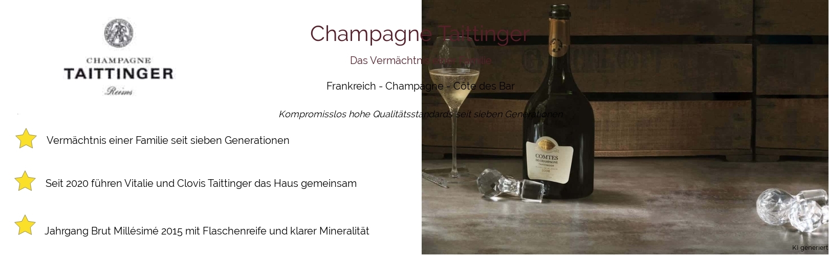Weingut Champagne Taittinger