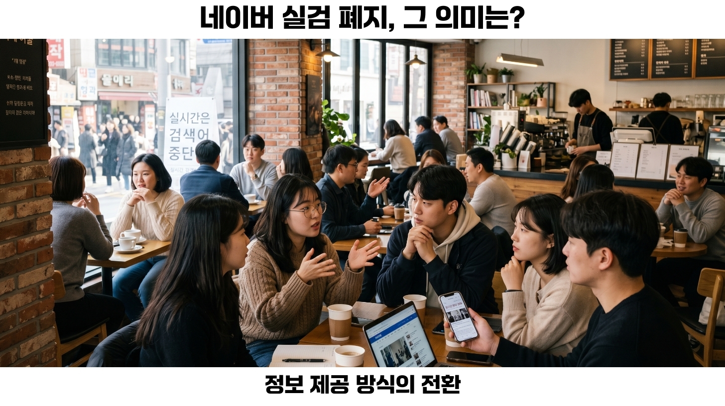 네이버 실검 폐지의 배경과 이유