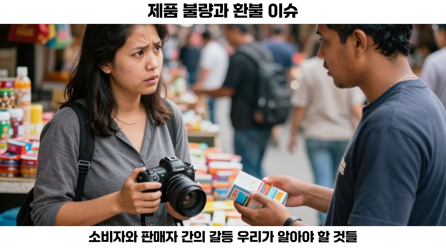 첫번째, 제품 불량이나 환불 이슈는 소비자와 판매자 사이에서 빈번하게 발생하는 문제입니다.