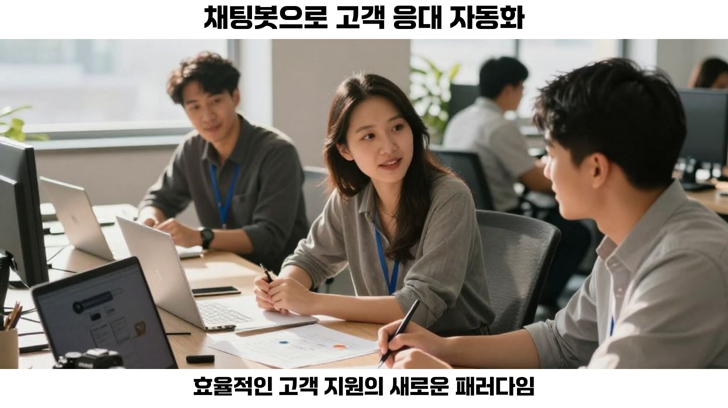 첫번째, 중소기업과 스타트업에서 채팅봇으로 고객 응대를 자동화하는 방법에 대한 논의가 활발하다.